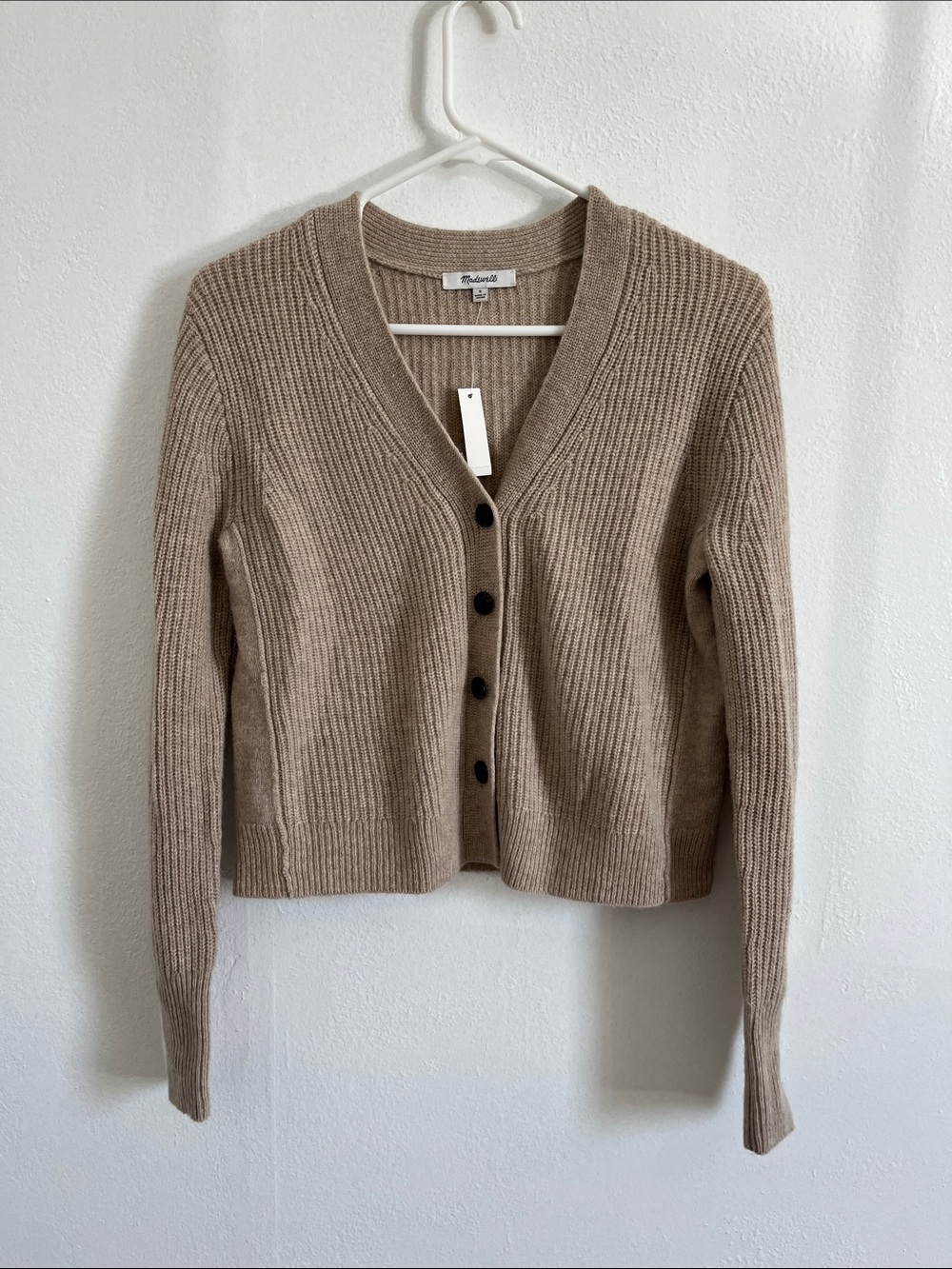 Madewell SoftWool Button-Front Cardigan Size Small New - Picture 2 of 7